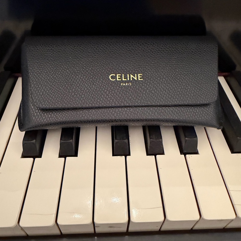 Celine Geometric Brown Tortoise Shell Acetate Sun… - image 4